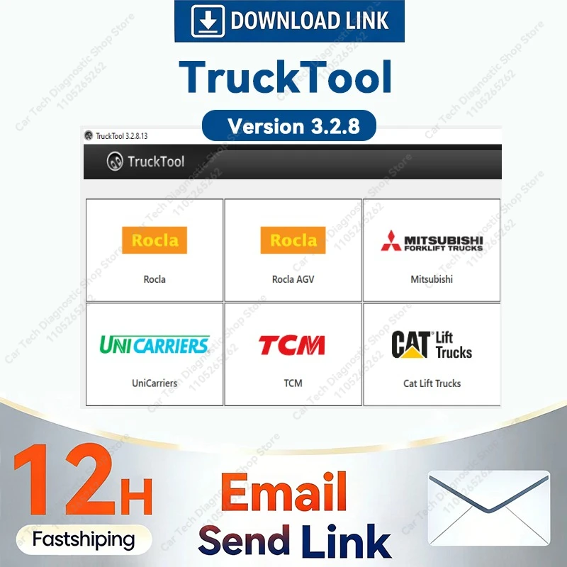 TruckTool 3.2.8 (For tsubishi Fork Lifts,CatForkLifts,Rocla,TCM, UniCarriers Fork Lifts)+keygen Install video + remote install
