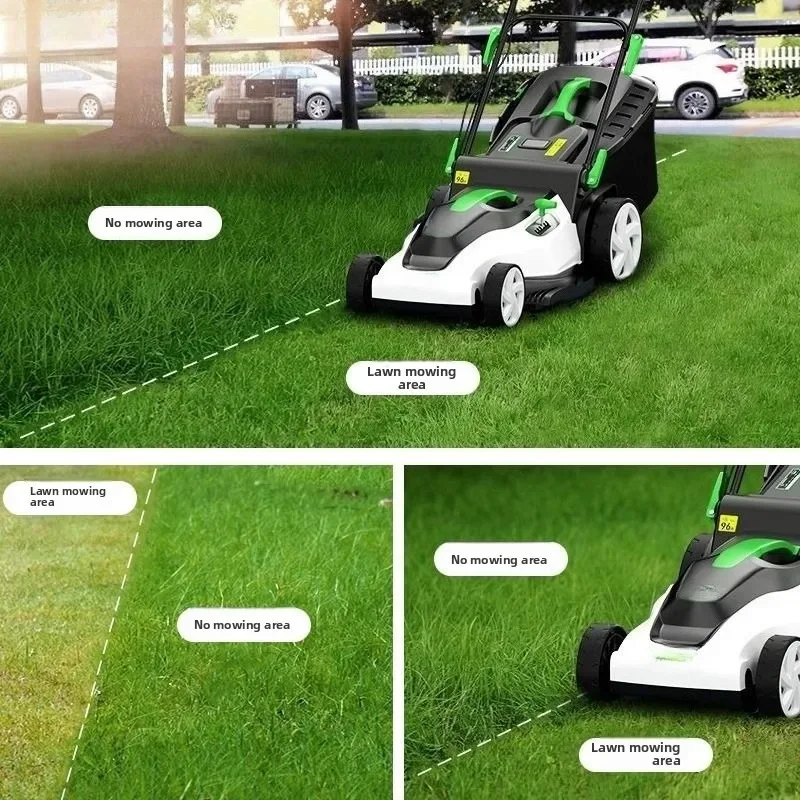 Lawn mower, hand-push lawn mower, hand-push electric lawn mower
