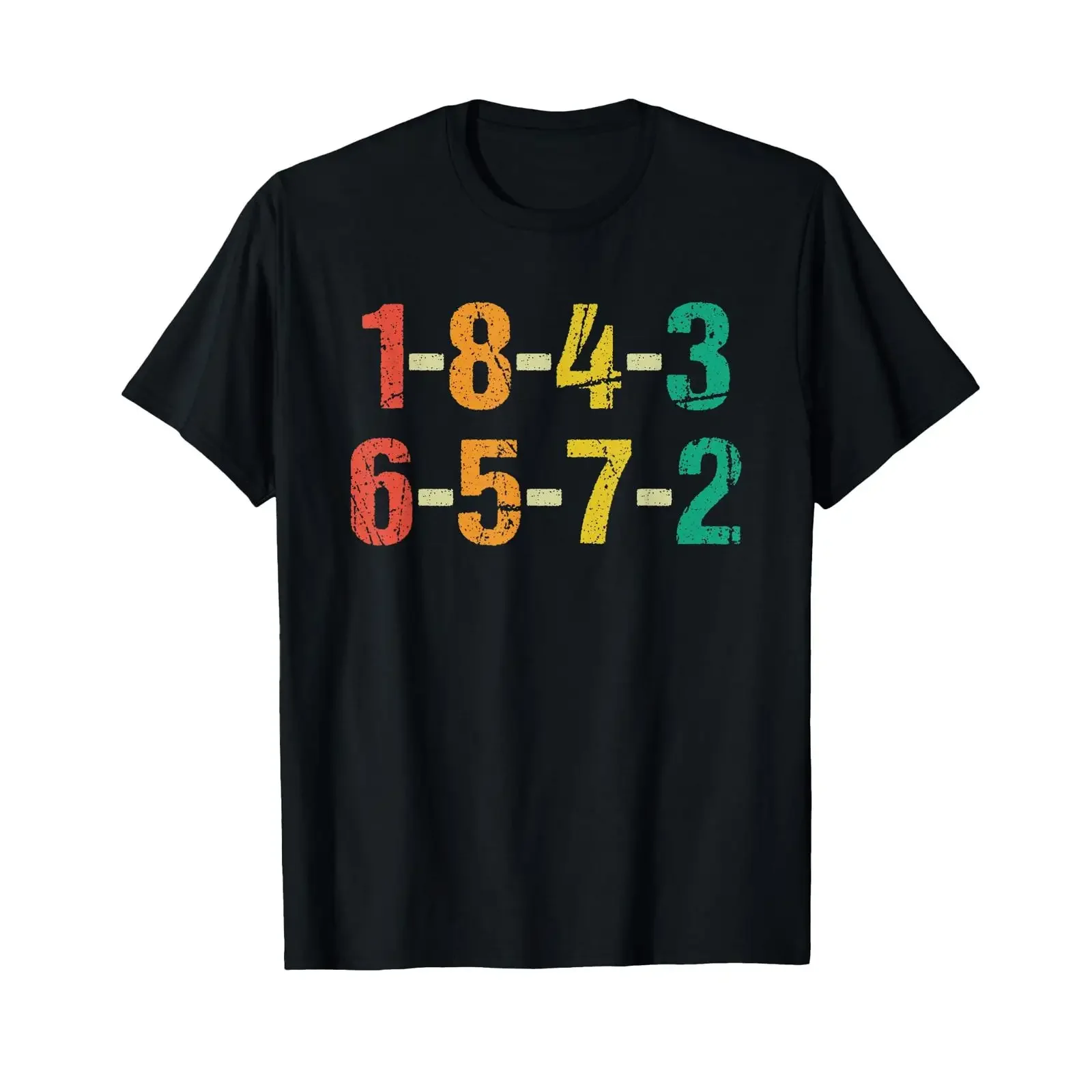 V8 Engine Ignition Sequence 18726543 Eight Cylinder Car Tuning T Shirt black vintage Washed Top For Everyday Wear Slightly