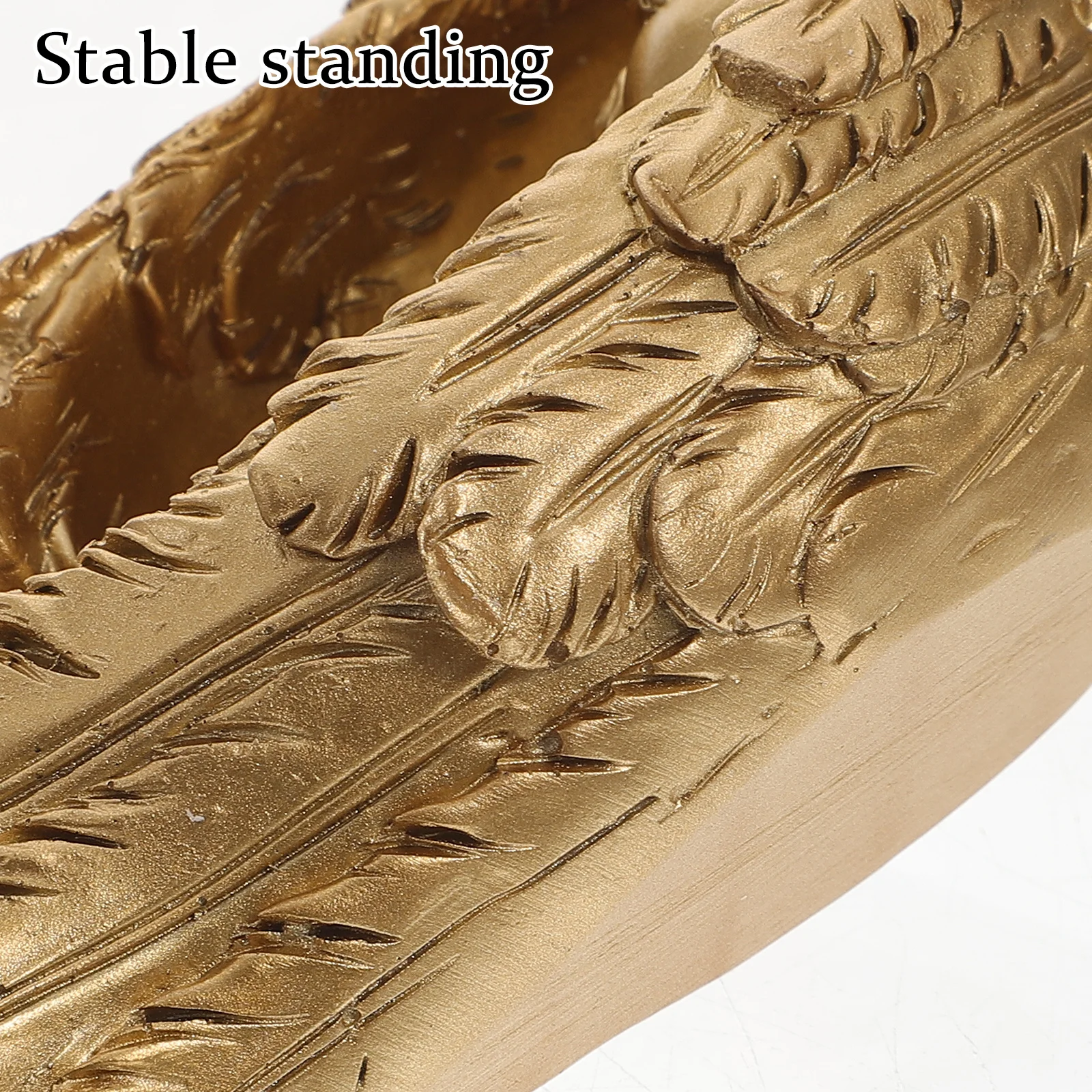 

Gold Angel Statue Resin Charming Chubby Angel Home Decoration Stable Ornament for Table Shelf Garden Sculpture Elegant Resin