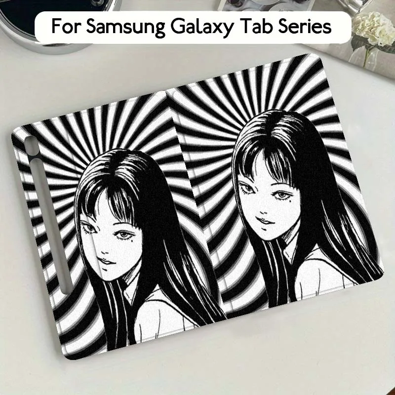 

Tomie Kawakami Art For Samsung Galaxy Tab S9 S10 S6 S7 S8 FE Plus Lite Inch Foldable Cover Tablet Case