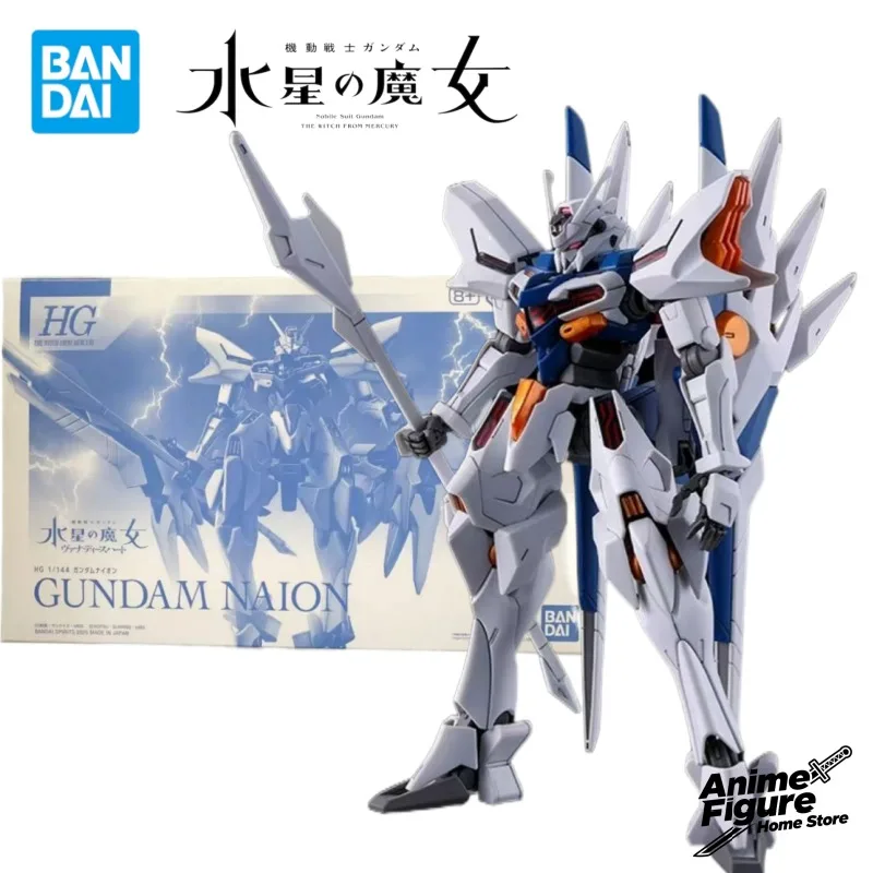

100%Original in Stock Bandai ‌HG The Witch From Mercury GUNDAM NAION Anime Character Assemble Toy Model Ornaments Collection