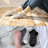 3 Pair Summer New Unisex Women's Invisible Boat Socks Cute Girl Comfortable Cotton Ankle Socks Men Breathable Sports Socks