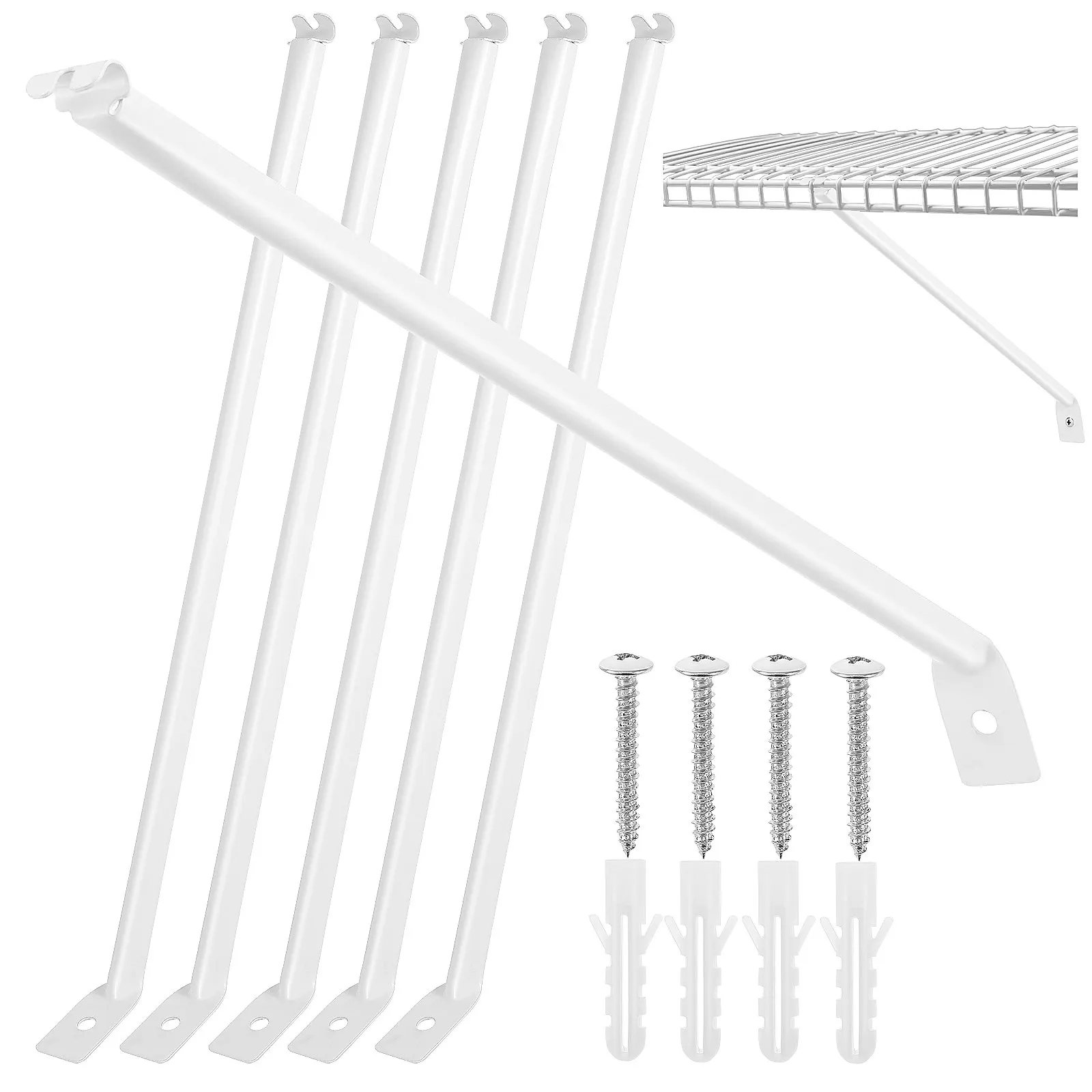 

Комплект из 6 кронштейнов для крепления маркиз на крыше, усиленные металлические, для установки на полки прицепов и автодомов, запчасти для автодомов