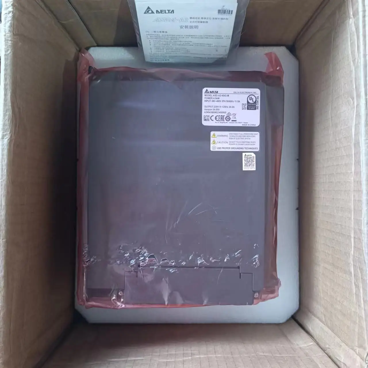 

New machine in stock 4.5 kW Delta High Voltage Servo Driver ASD-A2-4543-M