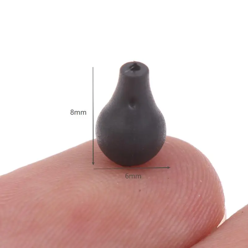 

10Pcs Tungsten Beads Fishing Rig Hooklink Terminal Tackle Sink Fast for Carp Fishing Versatile Lake River Use