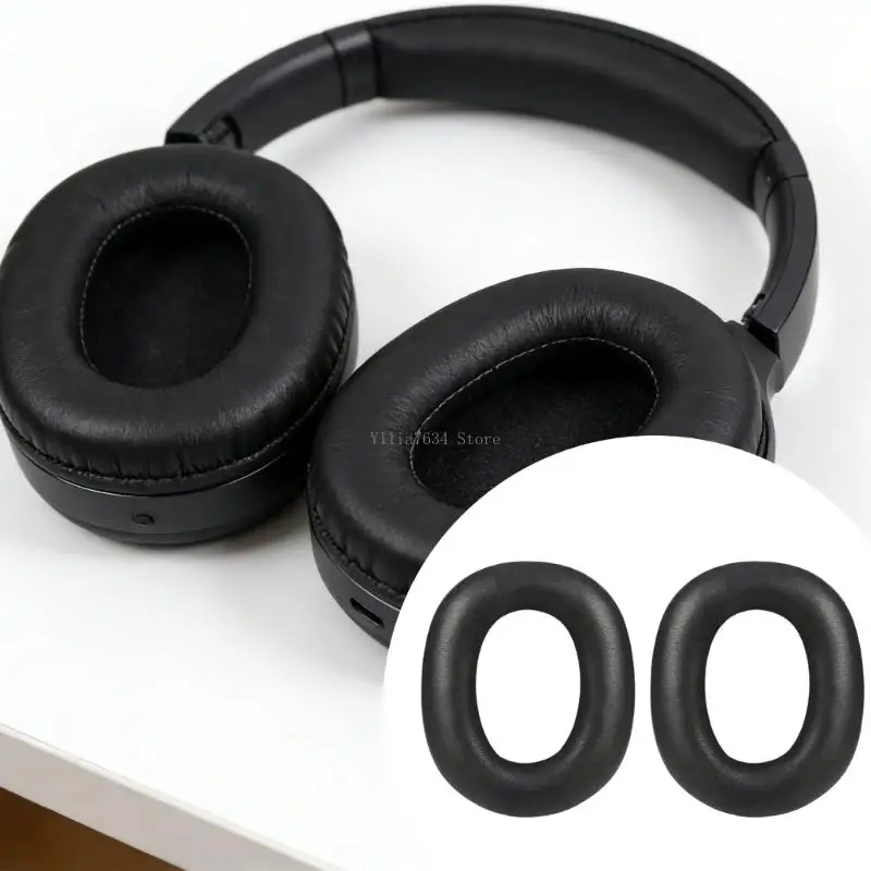 

Replacement Ear Pads for Hecate Space Headphone Protein Leather Sponge Cover Sweatproof Design Easy Installation