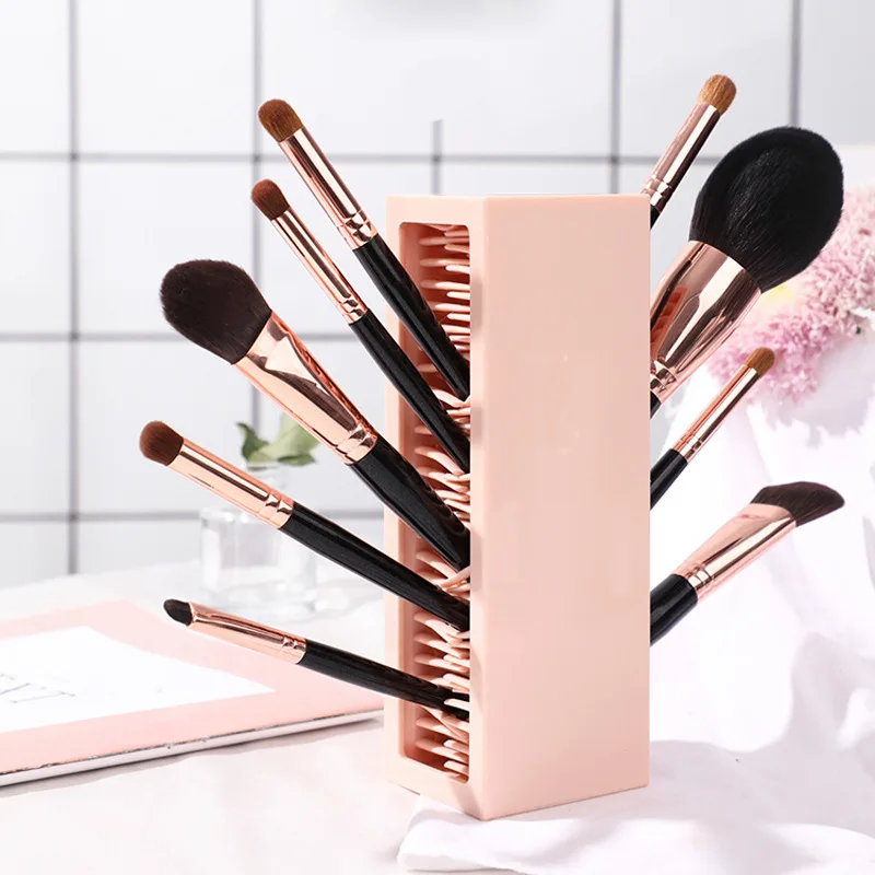 Makeup Brush Cosmetic Storage Box Large Capacity Travel Organizer For Brushes And Beauty Tools