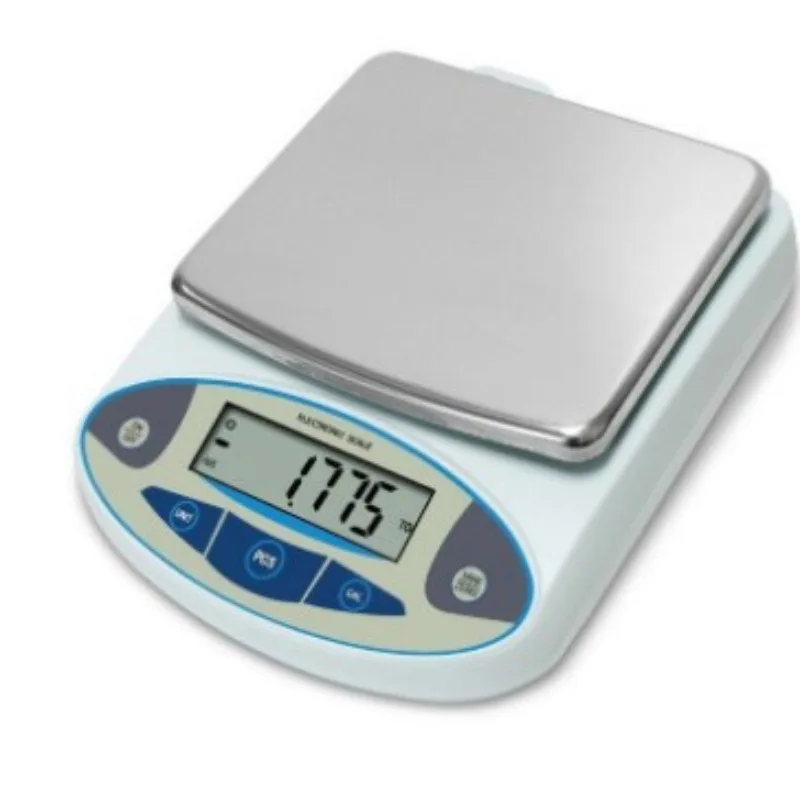 500g X 0.001g Electronic Balance Scale with Windshield High Precision Lab Solid Analytical Digital Precision Balance Scale