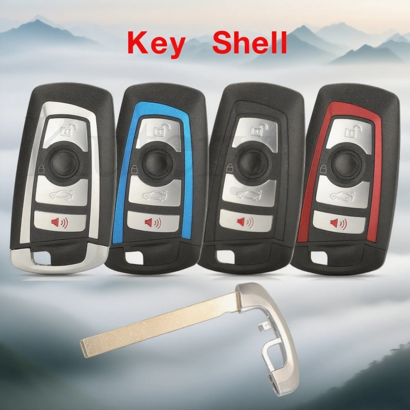 Jingyuqin 4 Taste Fernbedienung Schlüssel Shell Fall Fob Auto Schlüssel Fob Neue Arrivall Für BMW F 3 5 7 Serie X5 x6 F20 F22 F30 CAS4 CAS4 + FEM