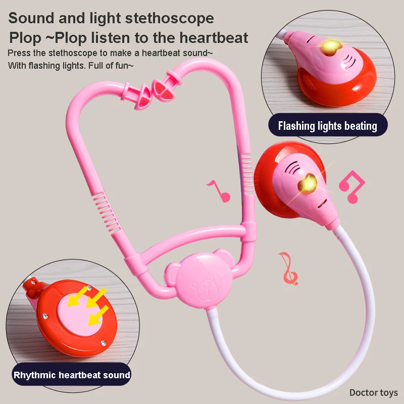 Детский набор игрушек для врача и медсестры, ролевой стетоскоп, инъекционный больничный медицинский аксессуар, развивающая игрушка, подарок для