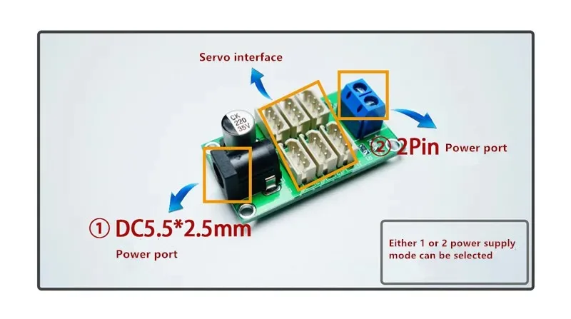 Dynamixel servo applicable interface expansion module SMPS2Dynamixel EX2DXL power module
