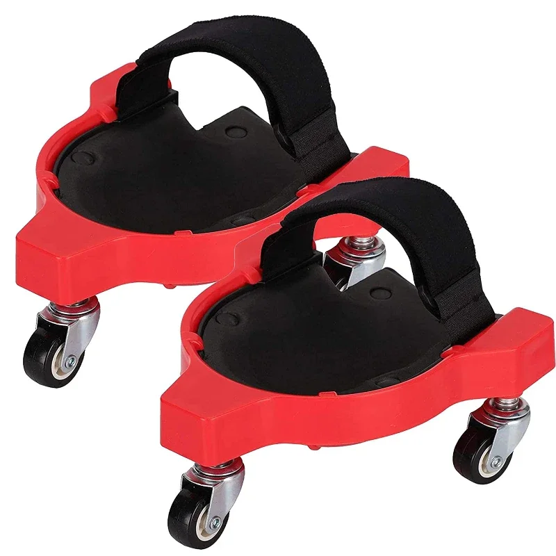 Kneeling pulley Sliding knee pads, tile floor tiles seams, woodworking universal wheels, mobile kneeblades Rolling kneepads