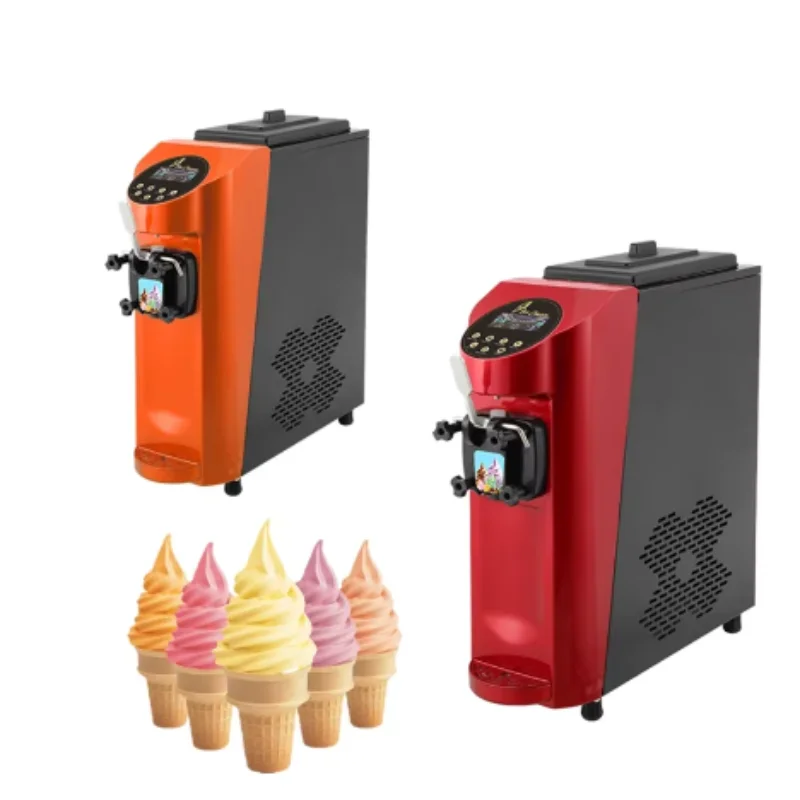 

Commercial Small Single Head Ice Cream Vending Machine Automatic Large Output Ice Cream Maker 220V 110V