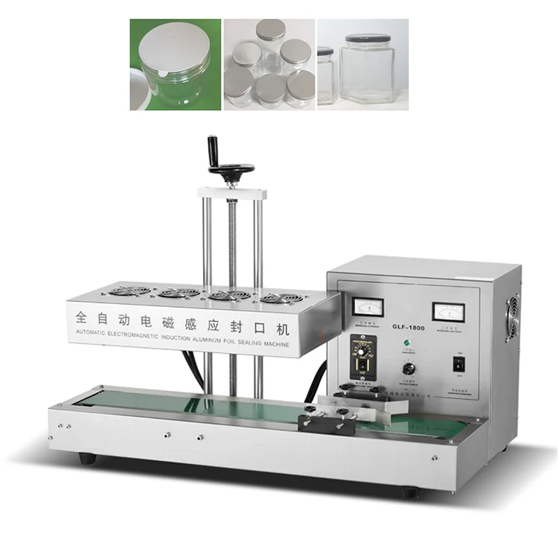 

Commercial 1800W Automatic Continuous Electromagnetic Induction Sealing Machine Aluminum Foil Sealing Machine 220V/110V