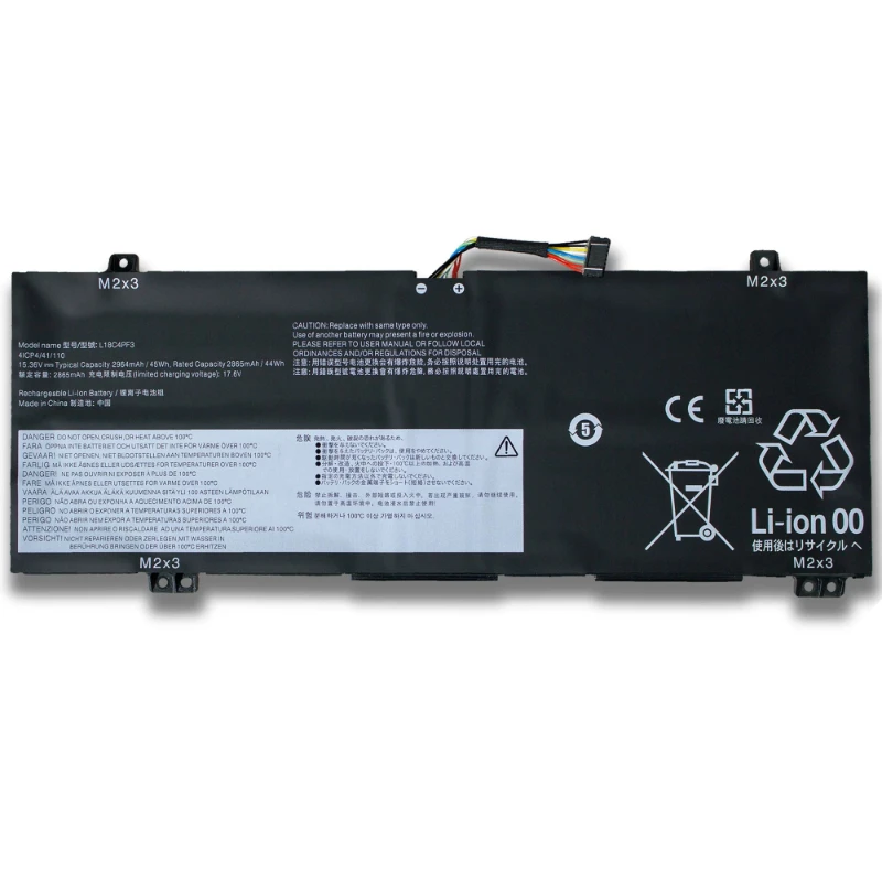 Upgraded L18C4PF3 Li-ion Replacement Laptop Battery 15.36V 2964mAh 45Wh for Lenovo Xiaoxin Air14-2019 for Yangtian S550 L18M4PF4