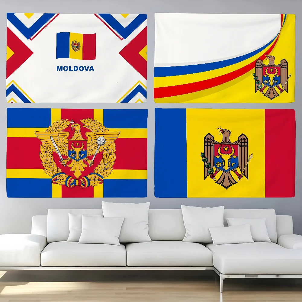 Nation Moldova  flag For Bedroom Living Bar Garden Outdoor Active  Decoration Background And Concert