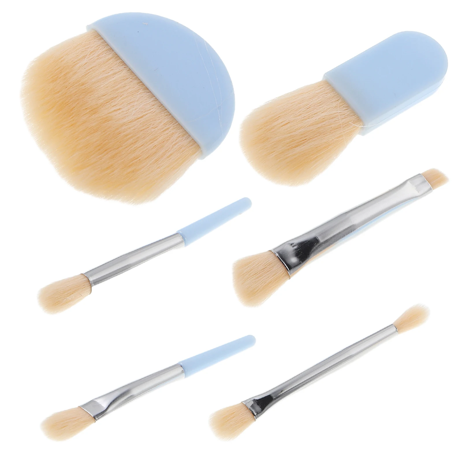 

Mini Makeup Portable Brushes for Women Blush Eyeshadow Travel Size Beauty Tool Case Storage