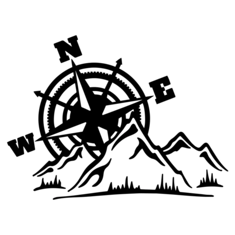

Car Stickers Motorcycle Sticker 4x4 Compass Offroad Mountain Adventure Jungle Auto Moto Decal Funny Vinyl on Car Styling,20CM