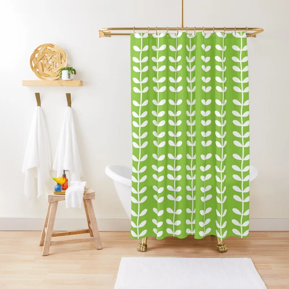 

Green garden pattern cute Shower Curtain Anti-Mold Waterproof Shower Toilet Accessories Bathroom Bathroom Box Curtain