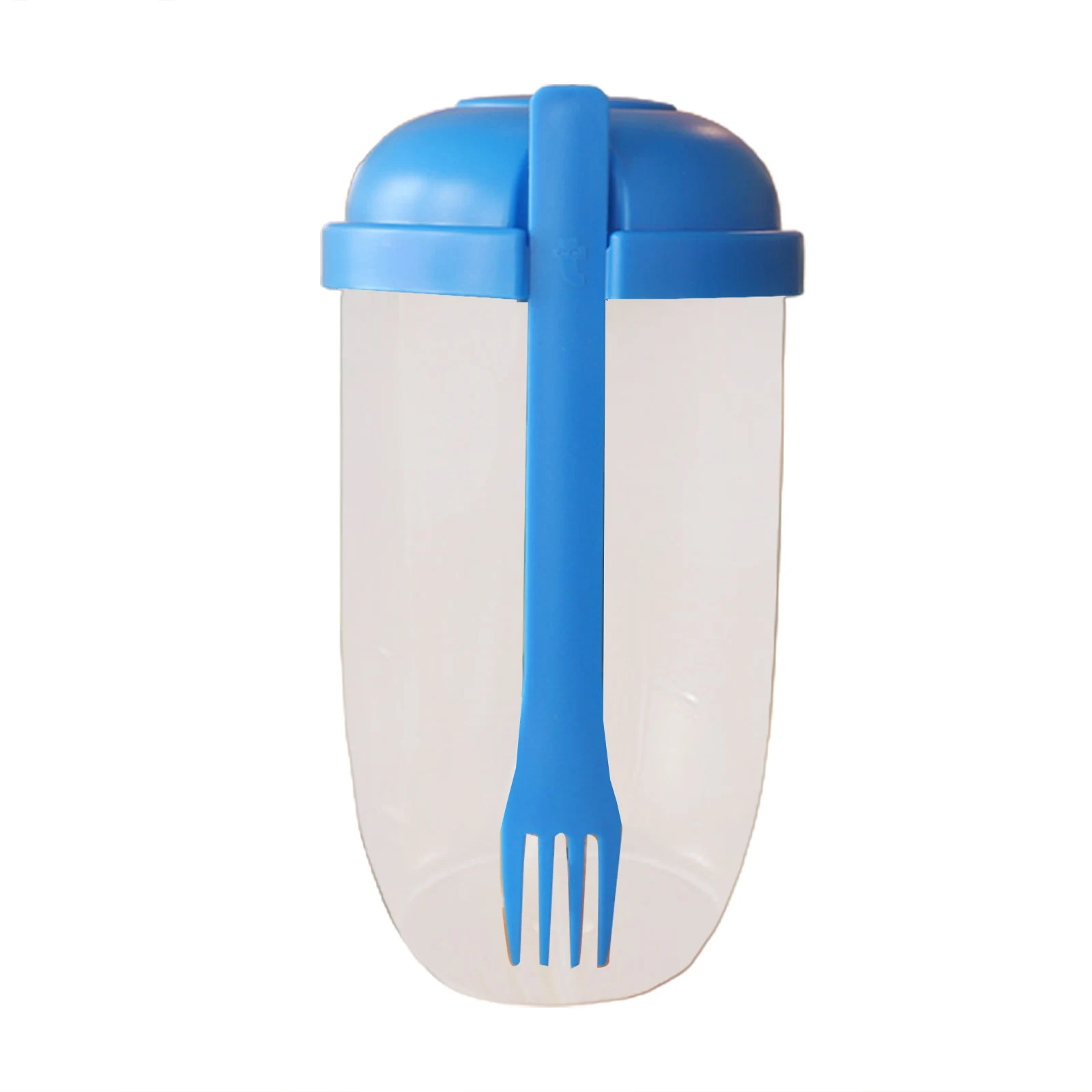 BPA Free Salad Shaker Bottle with Fork and Dressing Cup Enjoy Fresh and Healthy Salads Anywhere (79 characters)