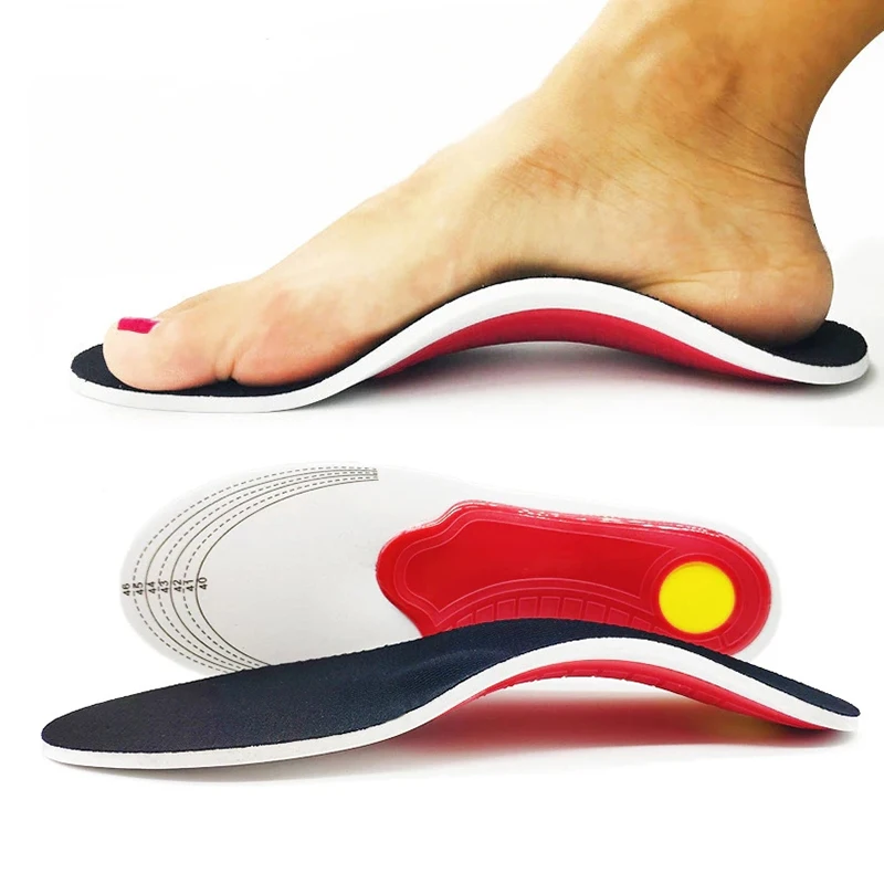 Arch Support Correction Sports Shock Absorption Insole High Elasticity Eva Correction Insole Flat Foot Correction Insole