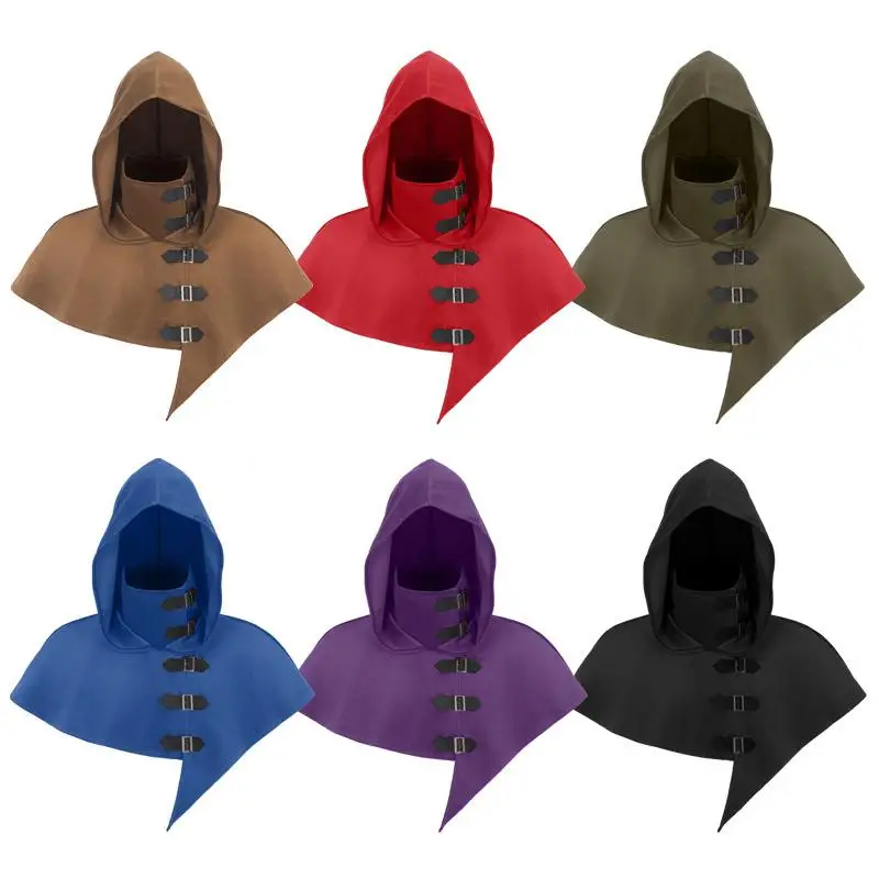 

loween Hooded Cloak Monk's Robe Wizard's Priest's Robe Women's Ethnic Costume Stage Performance Traditional Chinese Clothing