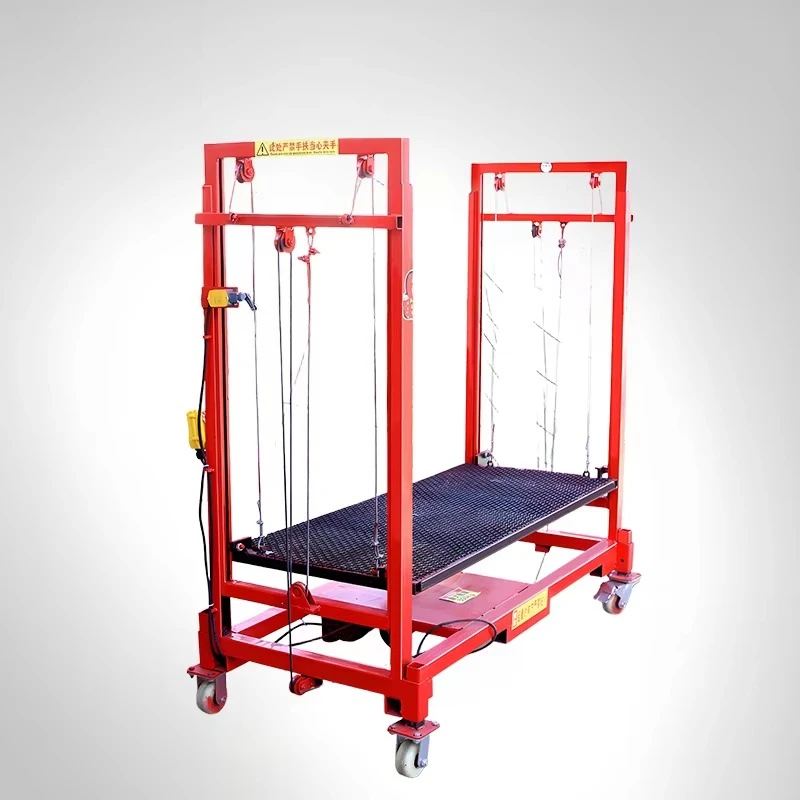 Plate-forme d'échafaudage télécommandée, levage de construction d'échafaudage électrique