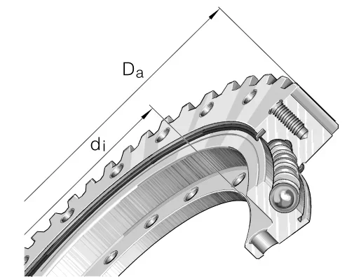 

EFANT Four Point Angular Contact Ball bearing 011.20.315 slewing swing ring Bearing small slewing gear bearing