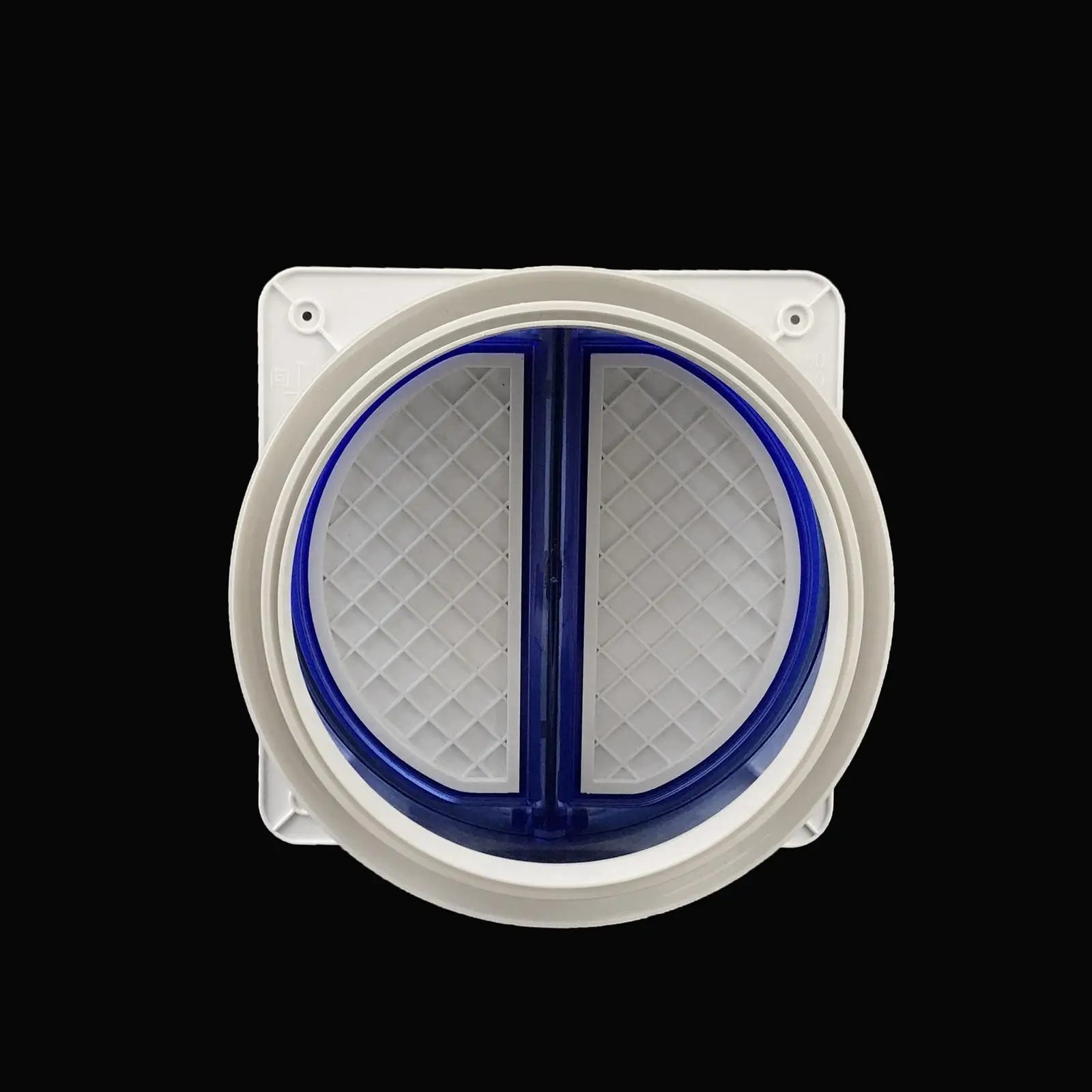 Backdraft Damper for Range Hood Wall Shutter Odor Resistant Kitchen Flue Check Valve Butterfly Check Valve for Kitchen Bathroom