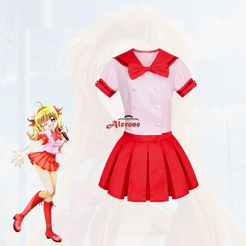 

Anime Mermaid Melody Cosplay Costume School Uniform Woman Girls Halloween Carnival Cosplay Nanami Luchia Clothes