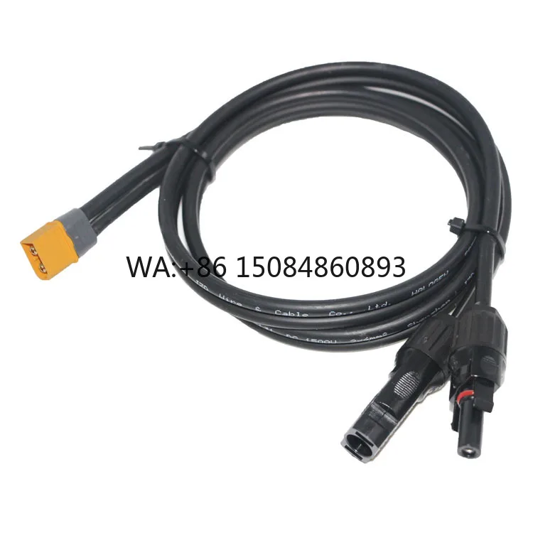 XT60H-M Connector Solar Connector to XT60 Male Connector Extension Charging Cable 4mm2 Solar Panel Adapter Cable for PV System