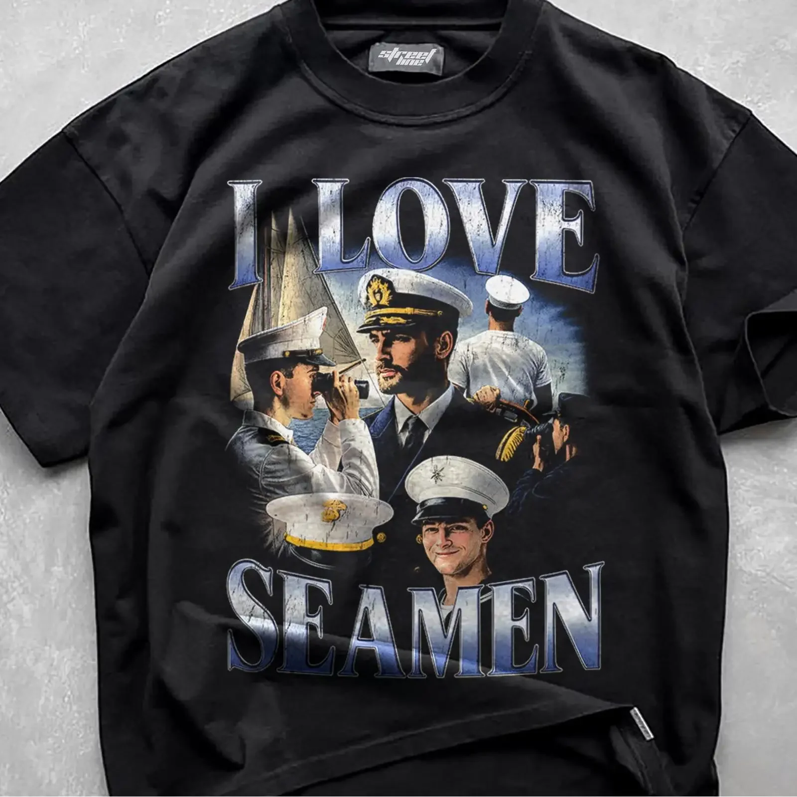 I Love Seamen Funny Cringe Meme T Shirt Offensive Aggressive Ironic Prank Casual Streetwear vintage Washed Comfortable fashion