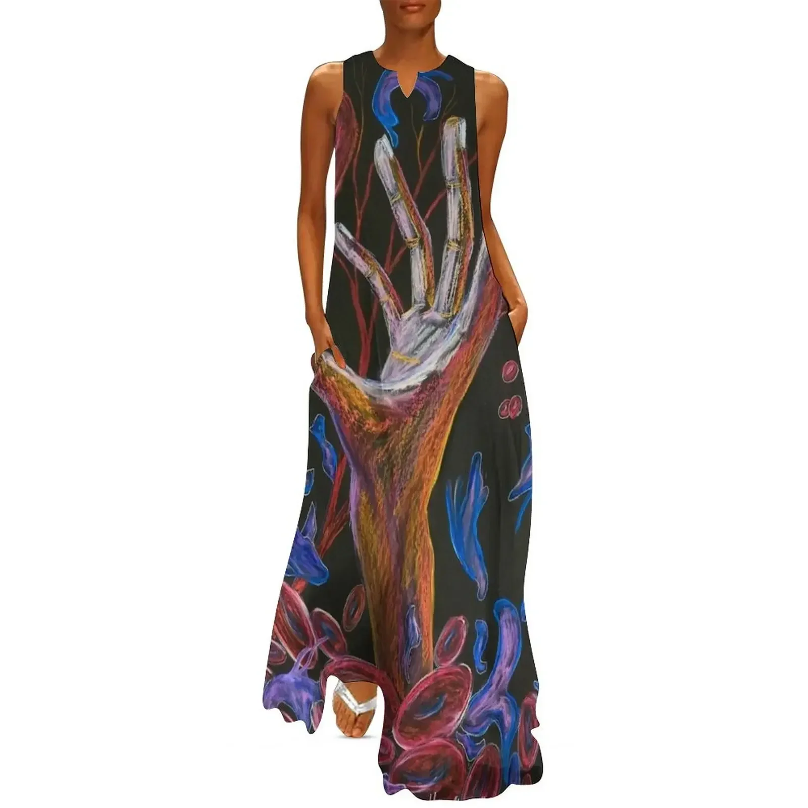 

Sickle Cell Pain Awareness - HOPE Long Dress purple dress women's summer dresses 2025 beach dress