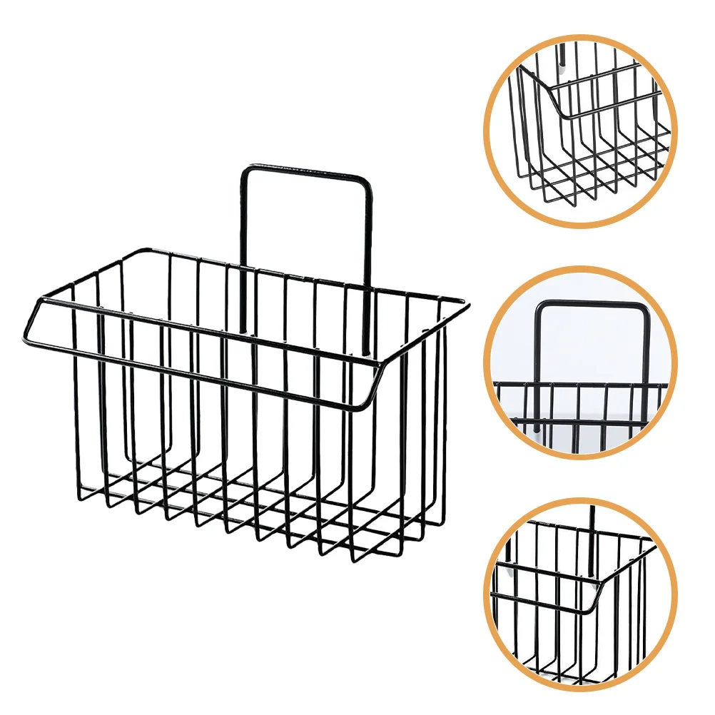 Metal Nail Free Wrought Iron Hanger Storage Baskets Bathroom Supplies Hanging for