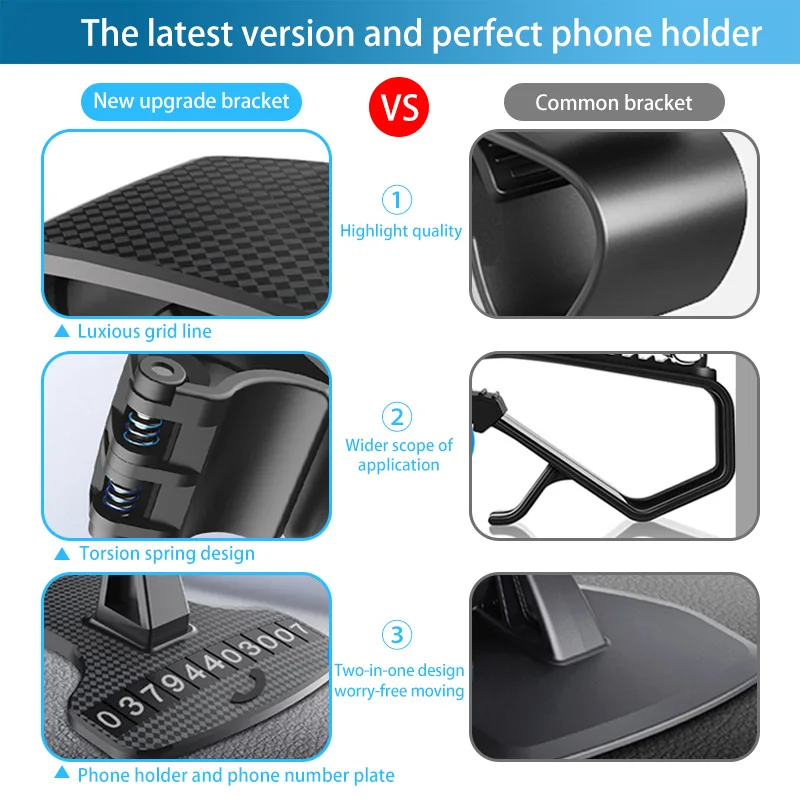 XMXCZKJ Magnetic Car Phone Holder Dashboard Mount Mobile Phone Holder Stand Smartphone GPS Support For iPhone Pro Huawei Samsung