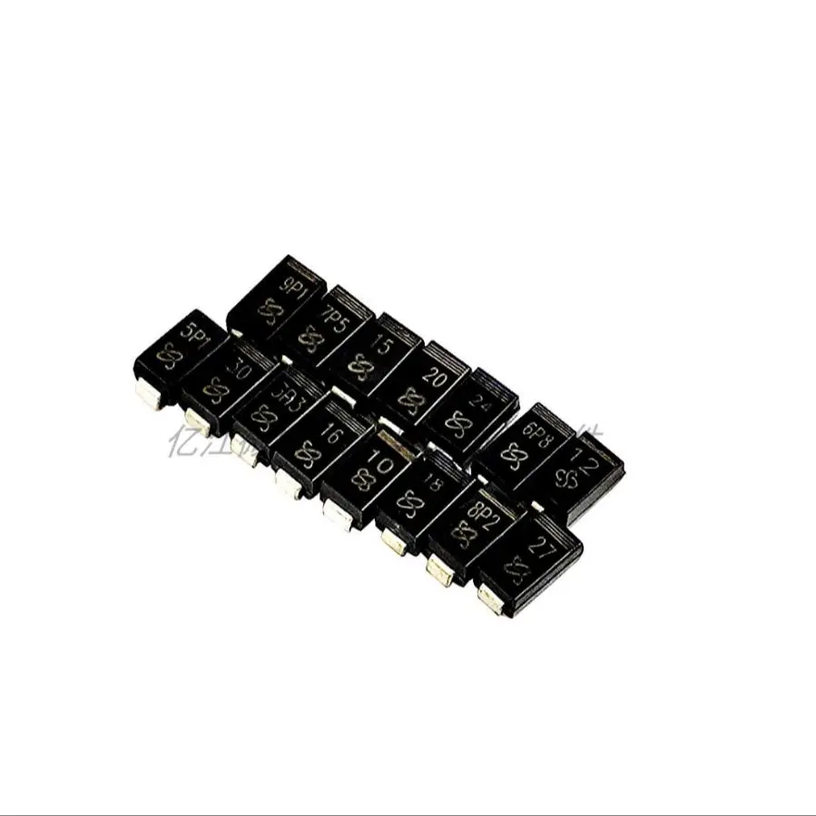 100PCS  SML4737 SML4738 SML4739 SML4740 SML4741 SML4742 SML4743 SML4744 SML4745 SMD Zener Diode Package SMA