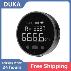 DUKA ATuMan Little Q Electric Ruler Distance Meter HD LCD Screen Digital Range Finder Portable Measure Tools Rechargeable