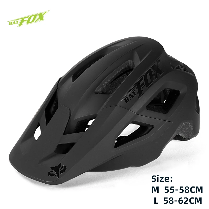 BATFOX Helmets Men's Cycling Bicycle Helmet Casco Para MTB Mountain Bike Racing Speedframe Cycling Helmets image 3