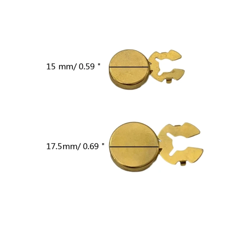 10 sztuk mosiężne okrągłe spinki do mankietów osłony guzików okrągłe spinki do mankietów imitacja mosiądzu spinki do dla