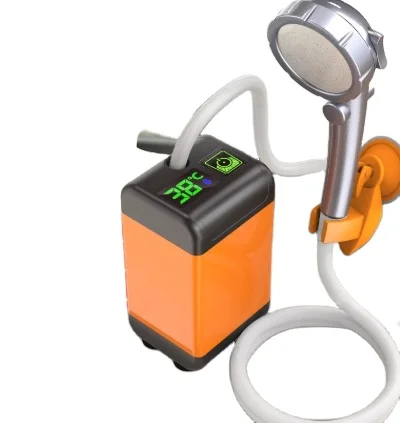 

Portable Electric Outdoor Shower Simple Design for Construction Sites Rural Households Dormitories for Bathing Natural