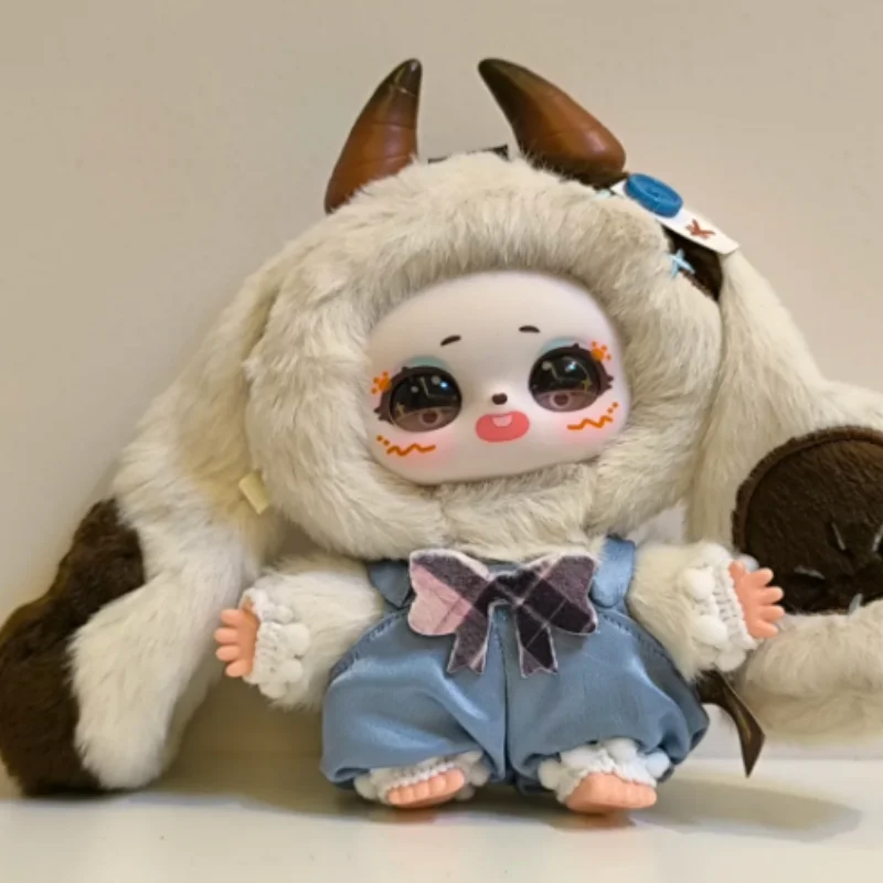 핫 뉴 베이비 쓰리 사말리 V2 세대 드림랜드 플러시 블라인드 박스 애니메이션 피규어 귀여운 크리스마스 플러시 장난감 가방 키체인 선물