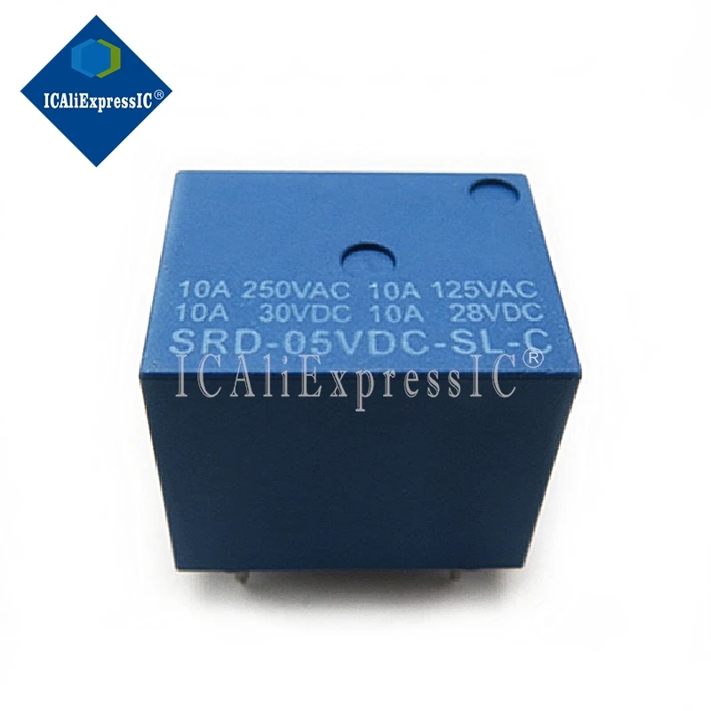 5pcs/lot Relay SRD-05VDC-SL-C SRD-05VDC-SL SRD-05VDC SRD-05V relays 5PINS 5V DC High Quality In Stock