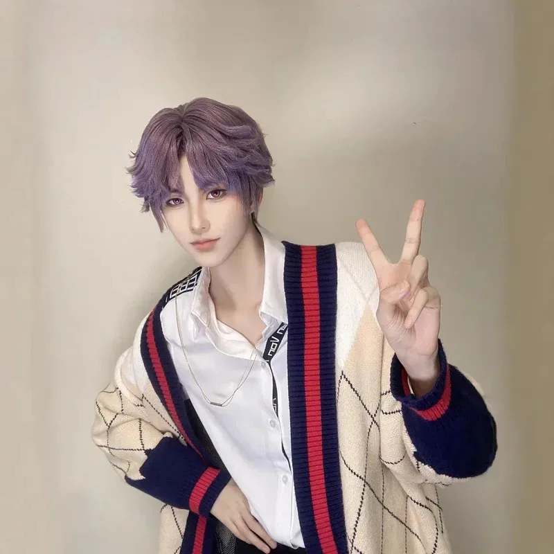 

CyCosplay Game Love And Deepspace Rafayel Косплей Костюм для взрослых Унисекс Свитер Qiyu Асимметричный кардиган Теплое пальто Одежда