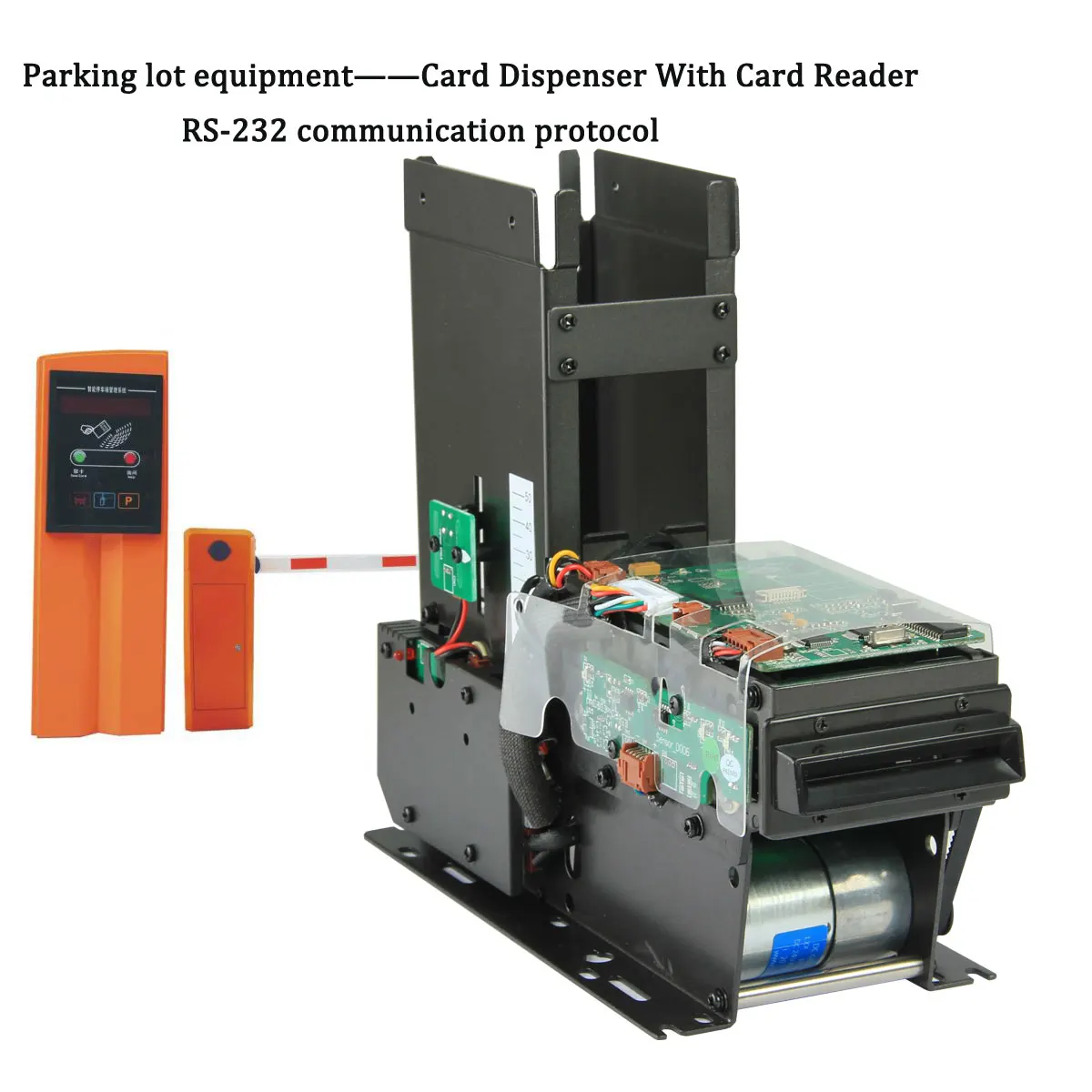 Mechanism Card Dispenser With RFID Read And Write Module ISO14443A And IC ISO7816
