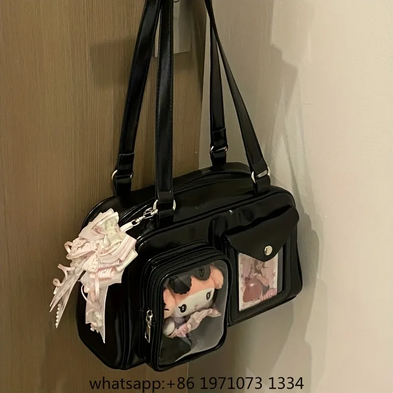 Cute Anime Crossbody Bag for Women, Large Capacity Purse for School, Cosplay & Daily Use. Durable & Trendy! Shop Now!