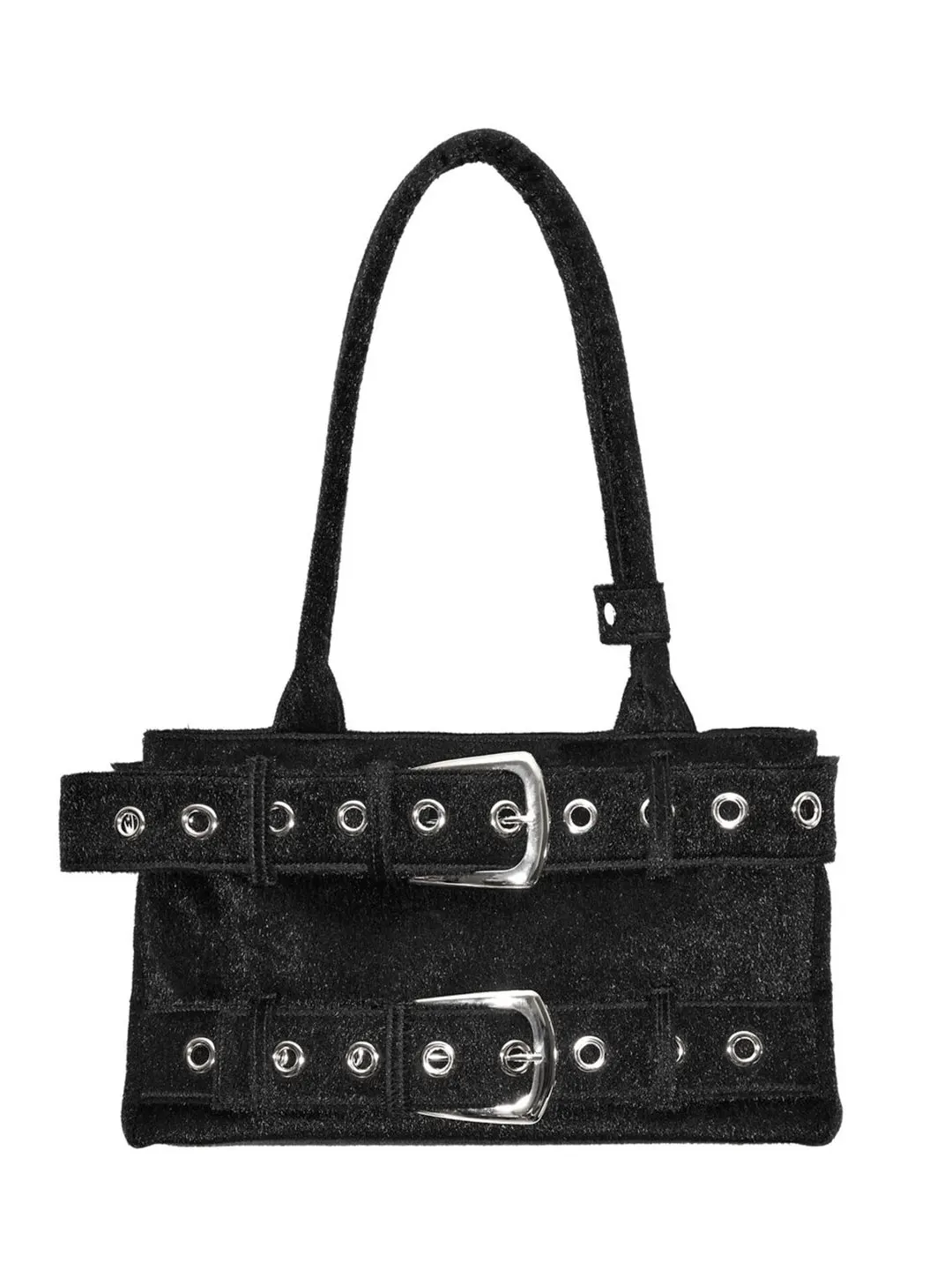 

Пряжка на ремне, женские роскошные дизайнерские сумки и кошельки из искусственной кожи с заклепками и несколькими карманами Y2K, большие вместительные сумки на плечо, большие сумки