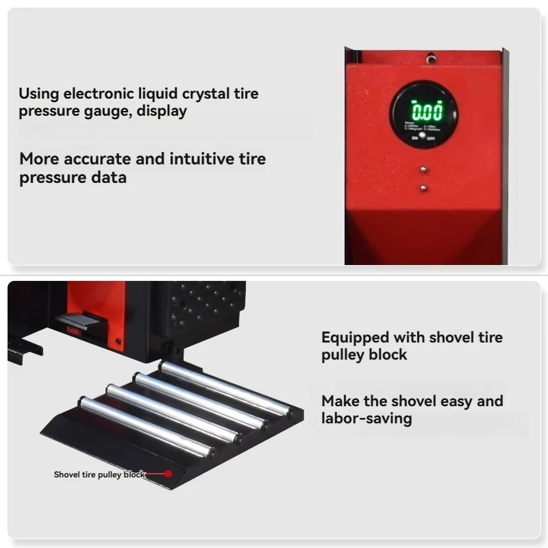 ماكينة تفكيك الإطارات مقاس 26 بوصة، ذراع مساعد مائل تلقائي، رأس الطيور Y-913