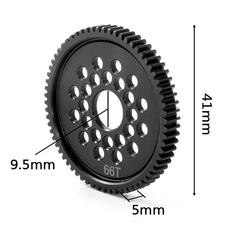 Steel (66T)51548 Module Spur Gear For Tamiya TA/TB/TRF 06M RC Car Upgrade Parts Accessories