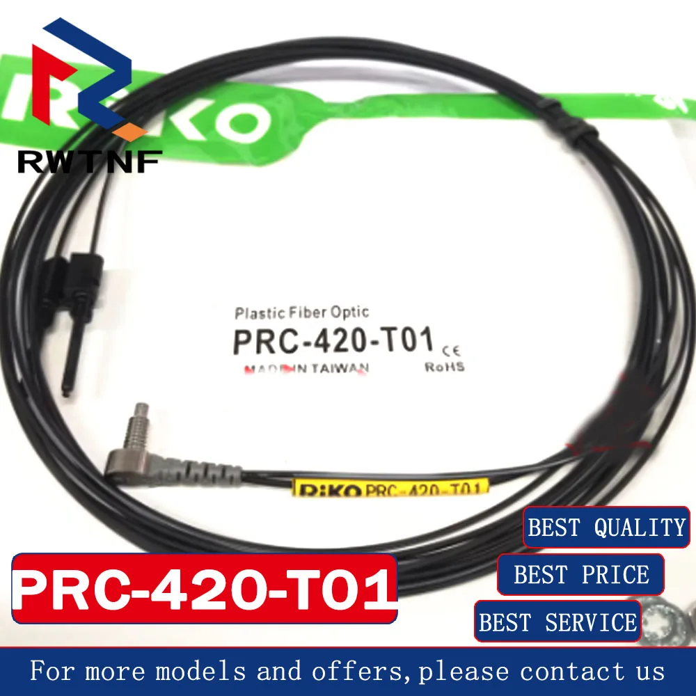Brand New Genuine PRC-420-T01 RIKO Coaxial reflective fiber optic sensor,100% original warehouse stock